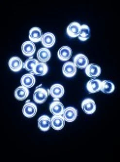 Christmas Warehouse 500 Cool White Led Concave Bulb Christmas Fairy String Lights - 25M> Led Fairy Lights