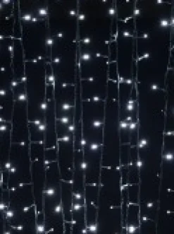 Christmas Warehouse 500 Cool White Led Concave Bulb Christmas Fairy String Lights - 25M><noscript><img width=
