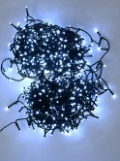 Christmas Warehouse 1000 Cool White Led Concave Bulb Wifi Christmas Fairy String Lights - 50M><noscript><img width=