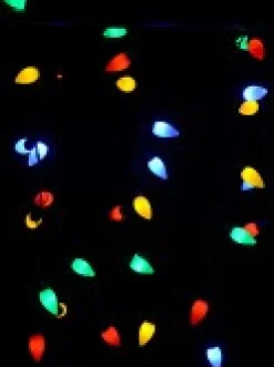 Christmas Warehouse 40 Multi Colour Led C7 Bulb Christmas Fairy String Lights - 3.9M><noscript><img width=