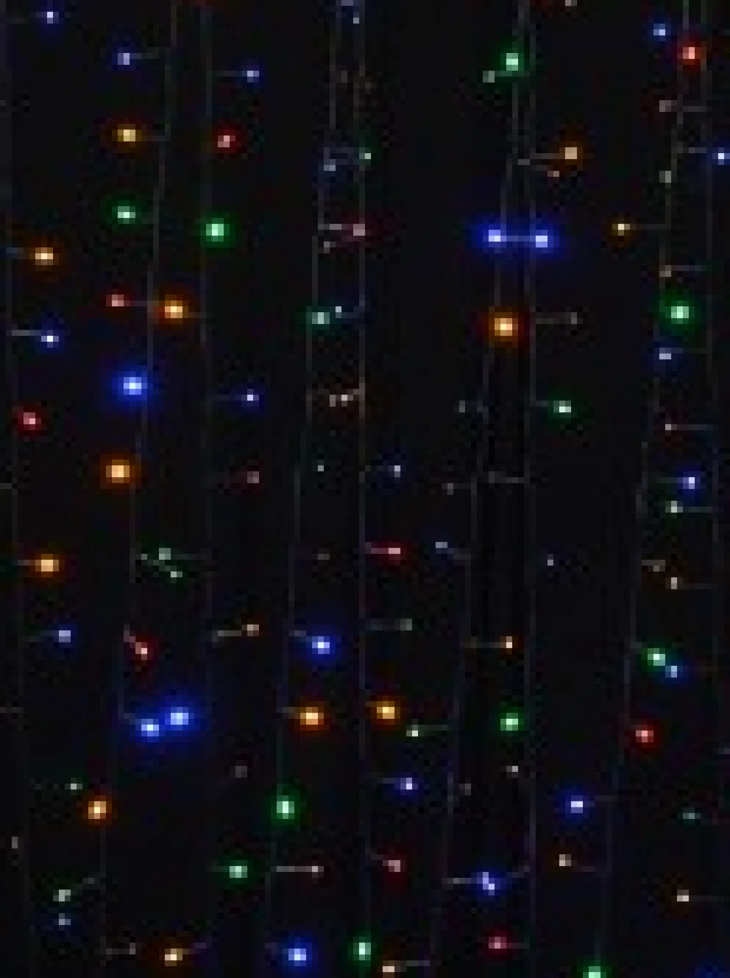 Christmas Warehouse 1000 Multi Colour Led Concave Bulb Wifi Christmas Fairy String Lights - 50M> Led Fairy Lights