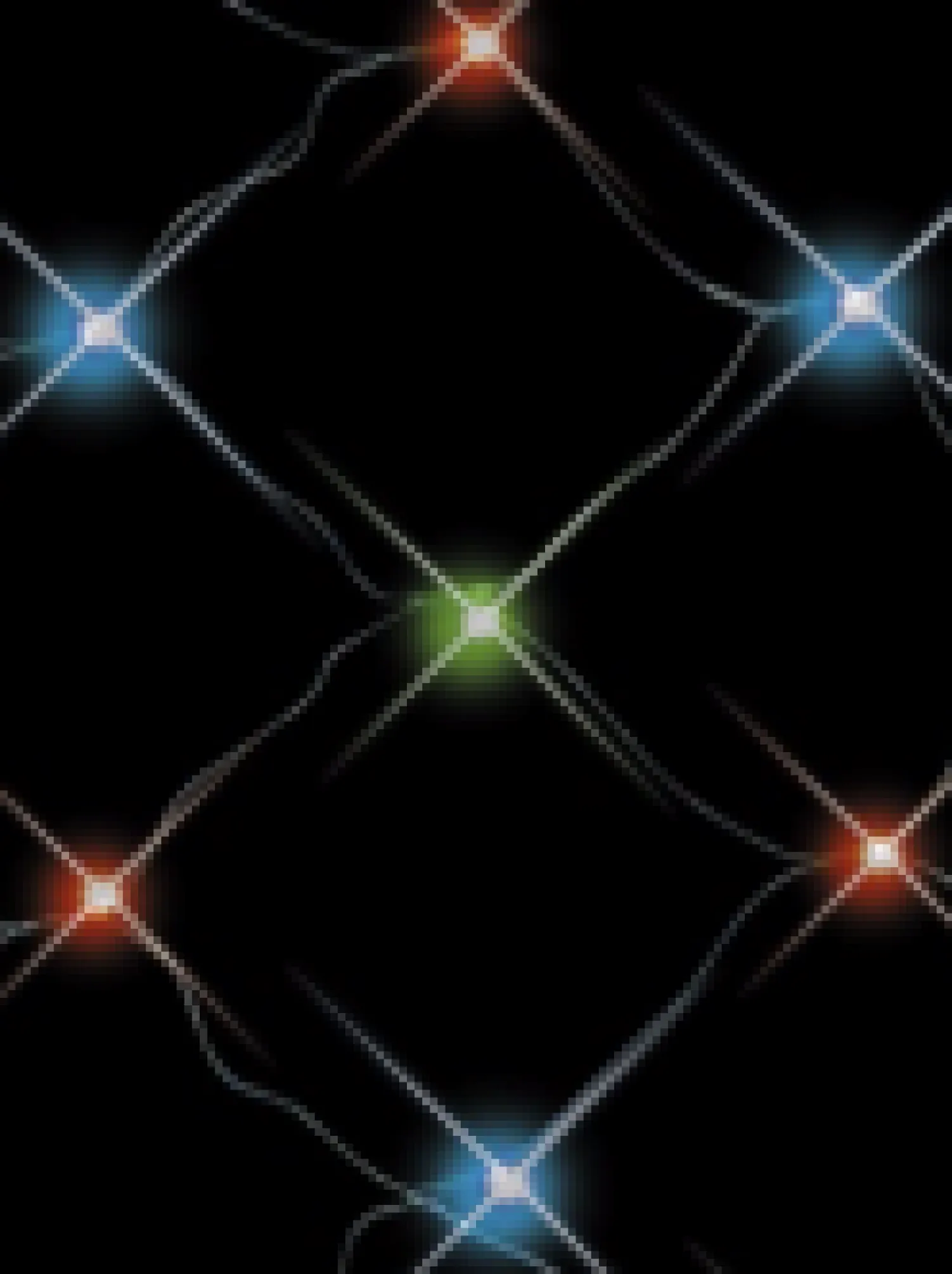 Christmas Warehouse 96 Multi Colour Led Concave Bulb Christmas Net Light - 1.3M X 2.1M> Net Lights