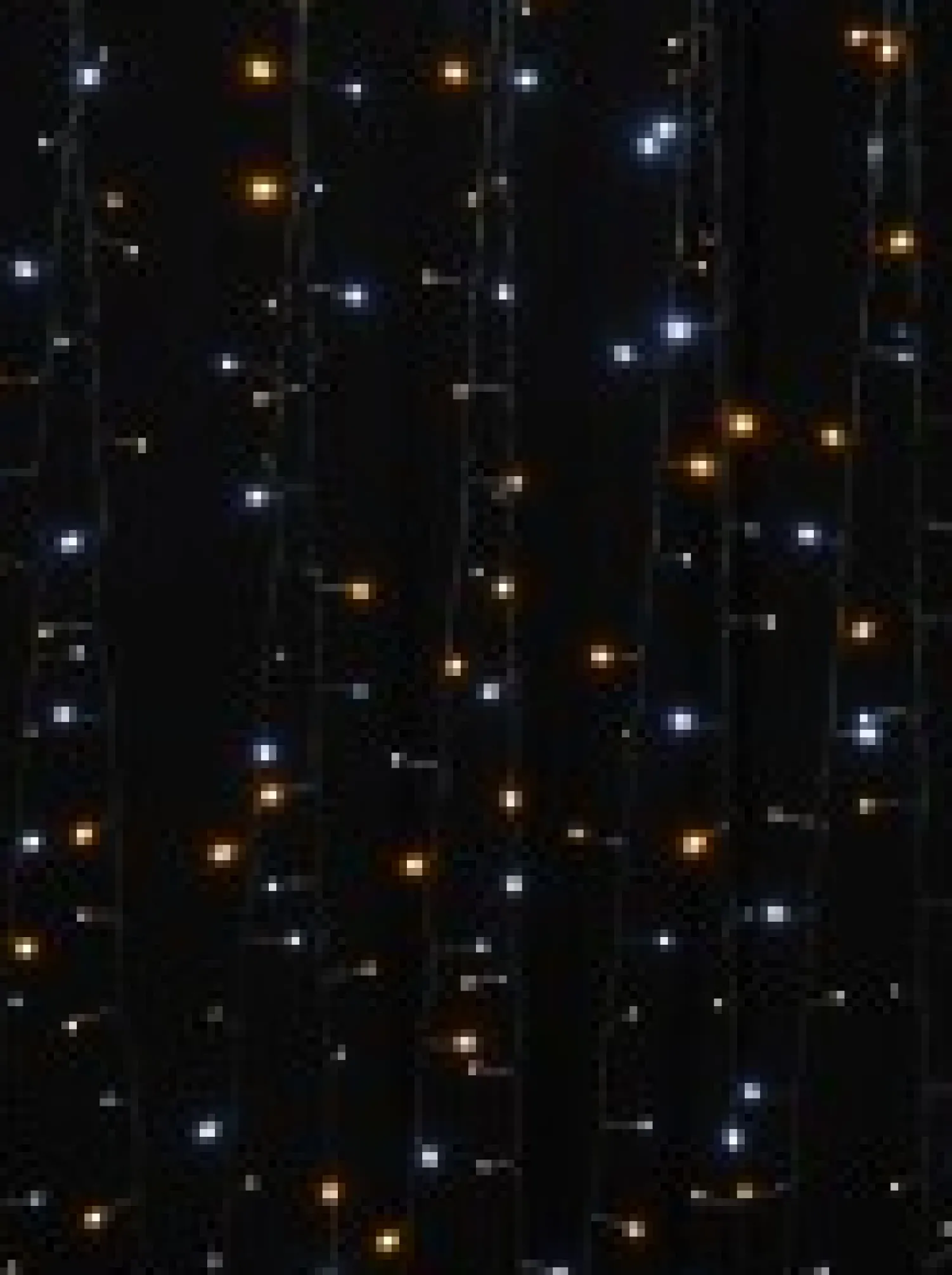 Christmas Warehouse 1000 Warm & Cool White Led Concave Bulb Christmas Fairy String Lights - 50M> Led Fairy Lights