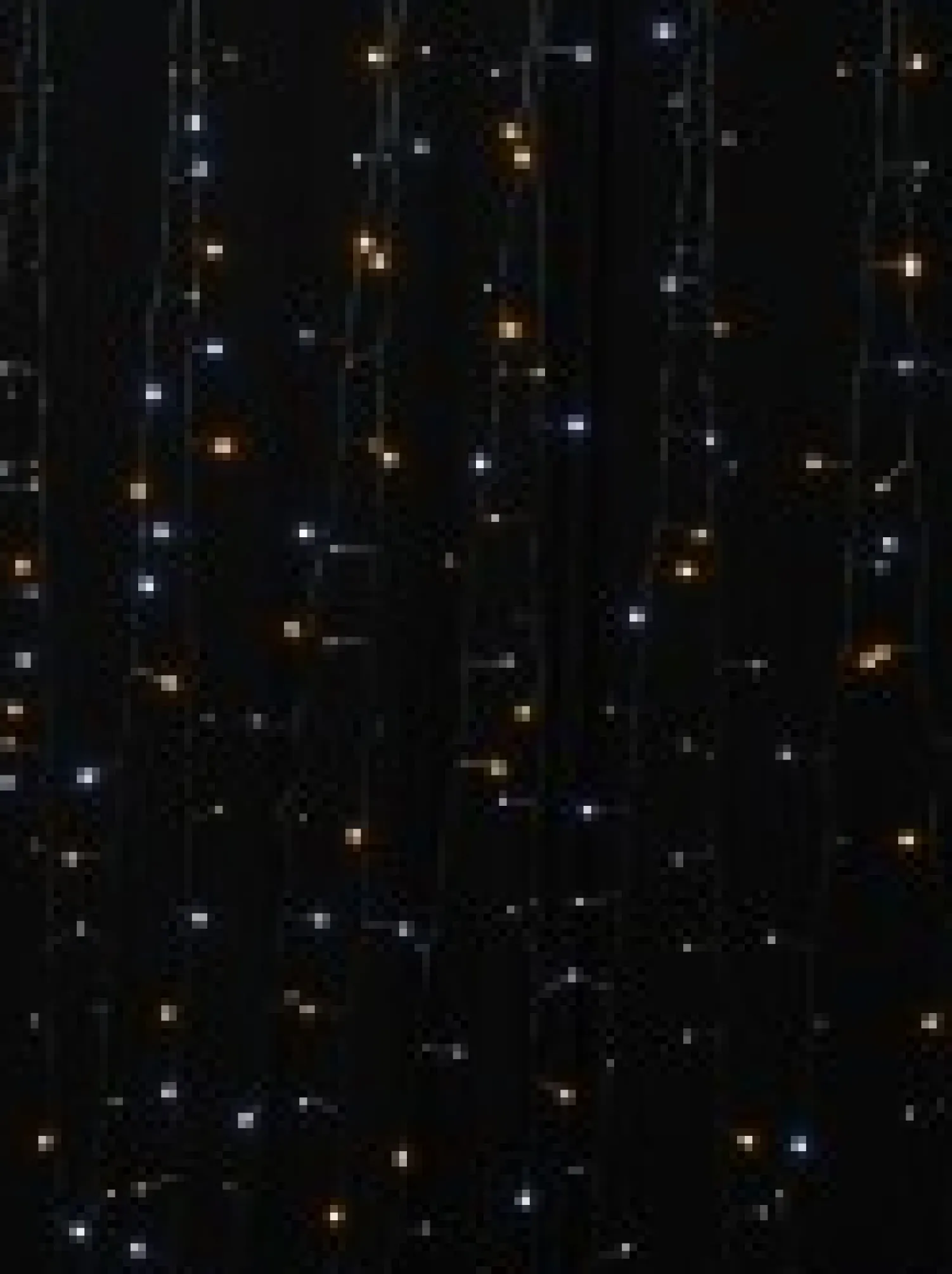 Christmas Warehouse 300 Warm & Cool White Led Concave Bulb Christmas Fairy String Lights - 15M> Led Fairy Lights