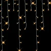 Christmas Warehouse 420 Warm White Concave Bulb Led Christmas Icicle String Light - 10M> Icicle Lights