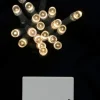 Christmas Warehouse 20 Warm White Concave Led Bulb Christmas String Battery Fairy Lights - 2.4M> Battery Operated Lights
