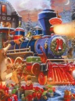 Christmas Warehouse All Aboard The Santa Express Christmas Jigsaw Puzzle - 1000 Pieces><noscript><img width=