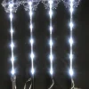 Christmas Warehouse Cool White Led Snowflake On A Pole Garden Christmas Path Lights - 4 X 49Cm> Path Lights