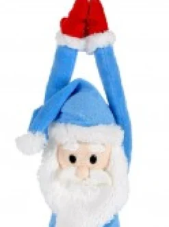 Christmas Warehouse Cute & Cuddly Hanging Winter Santa Christmas Plush Toy - 19Cm> Christmas Plush Toys