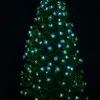 Christmas Warehouse Enchanting Dynamic & Static Colour Led Christmas Tree With 254 Tips - 1.8M> Fibre Optic Christmas Trees