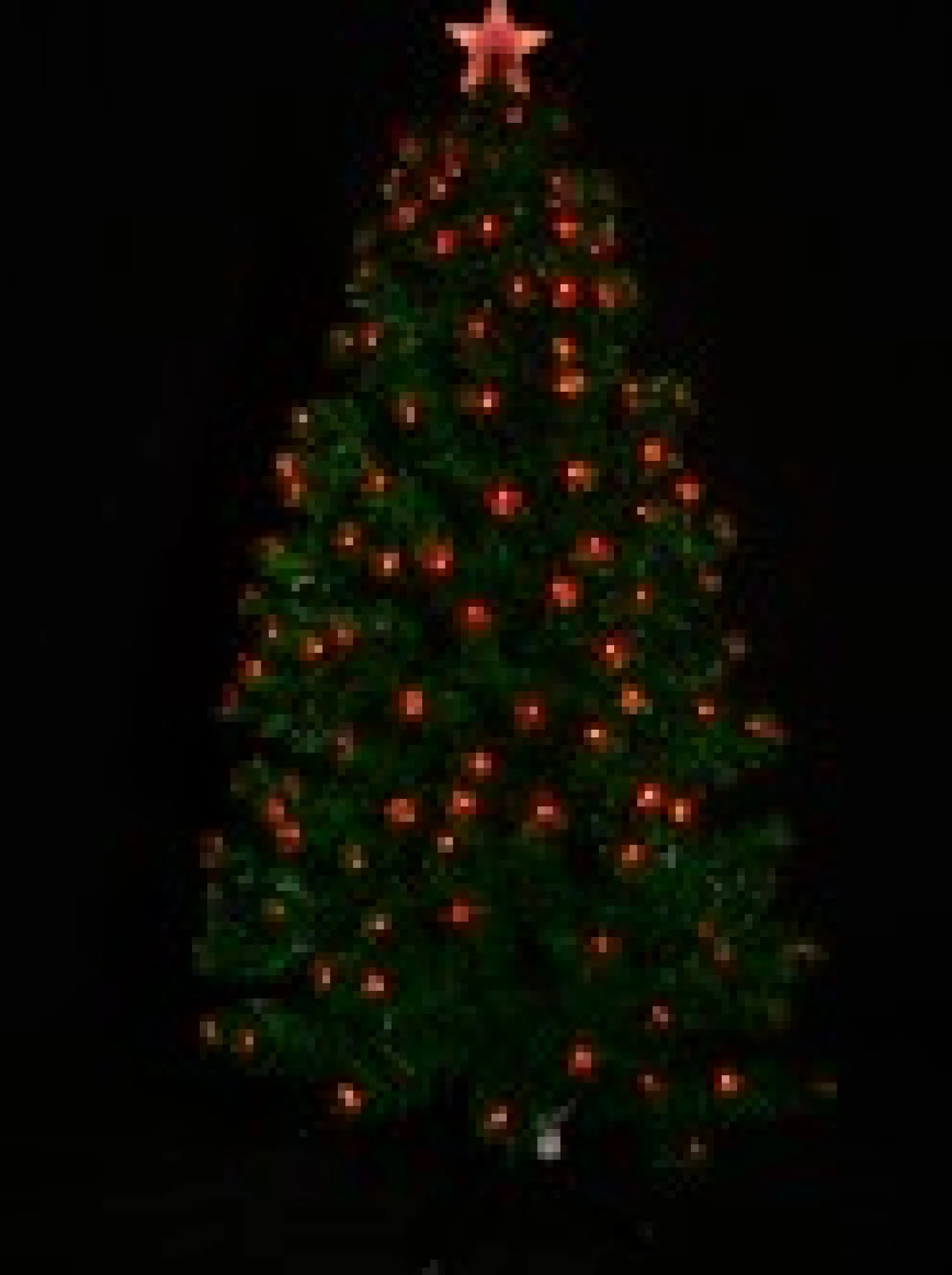 Christmas Warehouse Enchanting Dynamic & Static Colour Led Christmas Tree With 183 Tips - 1.5M> Fibre Optic Christmas Trees
