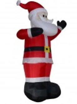 Christmas Warehouse Gigantic Standing & Waving Santa Illuminated Christmas Inflatable Display - 4M><noscript><img width=
