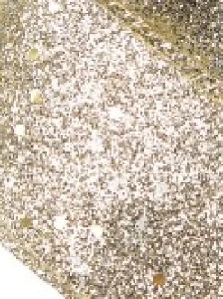 Christmas Warehouse Gold Glitter & Flecks Christmas Ribbon With Gold Glitter Edging - 3M> Christmas Ribbon
