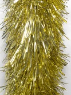 Christmas Warehouse Gold Metallic 8Ply Classic Christmas Tinsel Garland - 10Cm X 5M> Tinsel