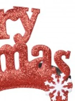 Christmas Warehouse Merry Christmas Fun Novelty Red Glitter Glasses - One Size Fits Most><noscript><img width=