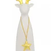 Christmas Warehouse Modern Chic Look Large Gloss Reindeer Ceramic Christmas Ornament - 25Cm> Ceramic Christmas Ornaments