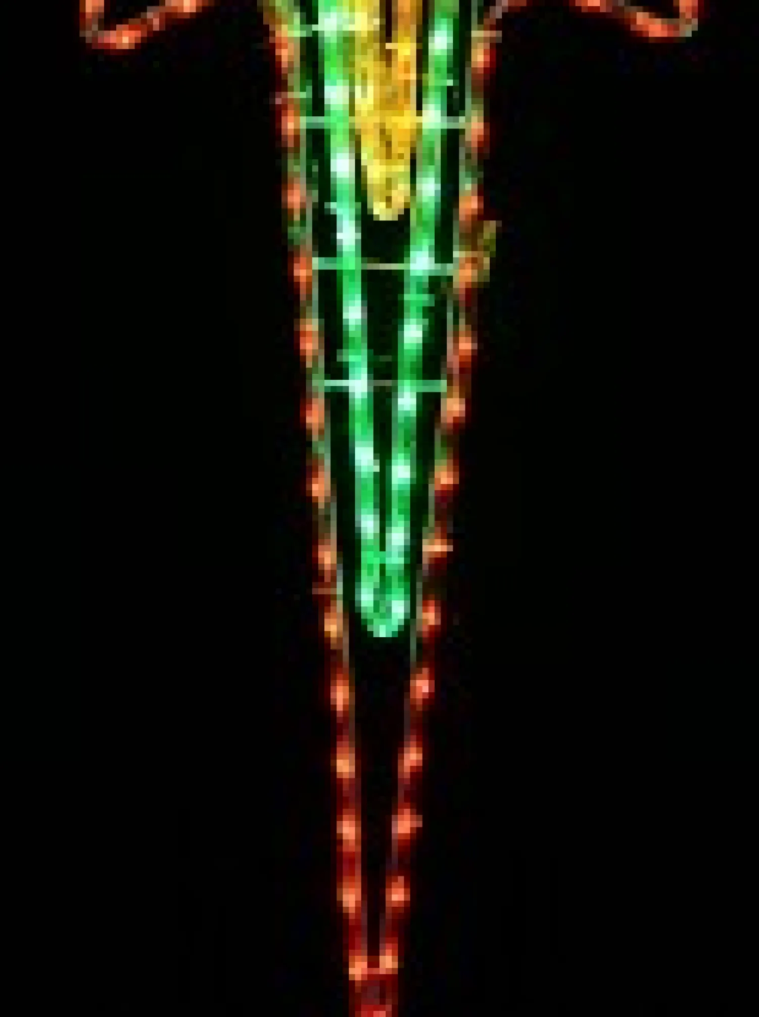 Christmas Warehouse Multi Colour Star Of Bethlehem Led Rope Light Silhouette - 1.1M> Christmas Light Displays