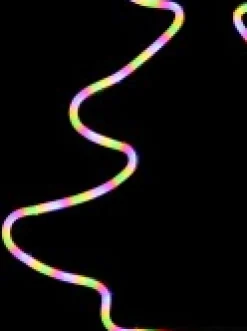 Christmas Warehouse Multi Fluro Colour Christmas Tree Neon Christmas Light Silhouette - 58Cm><noscript><img width=