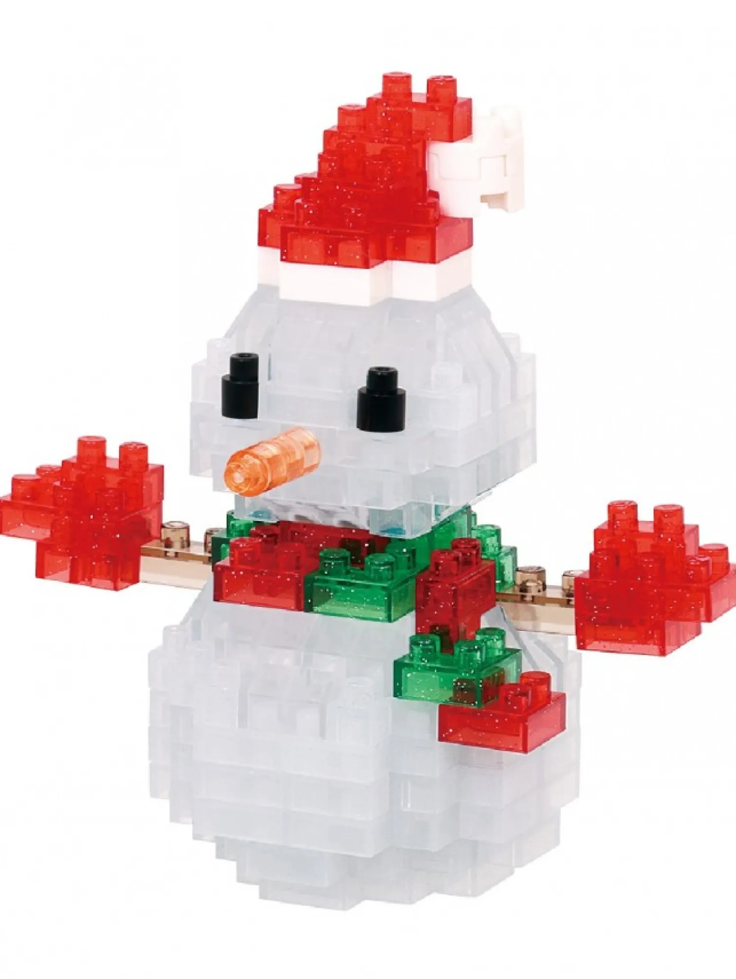 Christmas Warehouse Nanoblocks Traditional Snowman With Hat Christmas Toy - Nbc_368 160 Piece> Christmas Crafts & Activities
