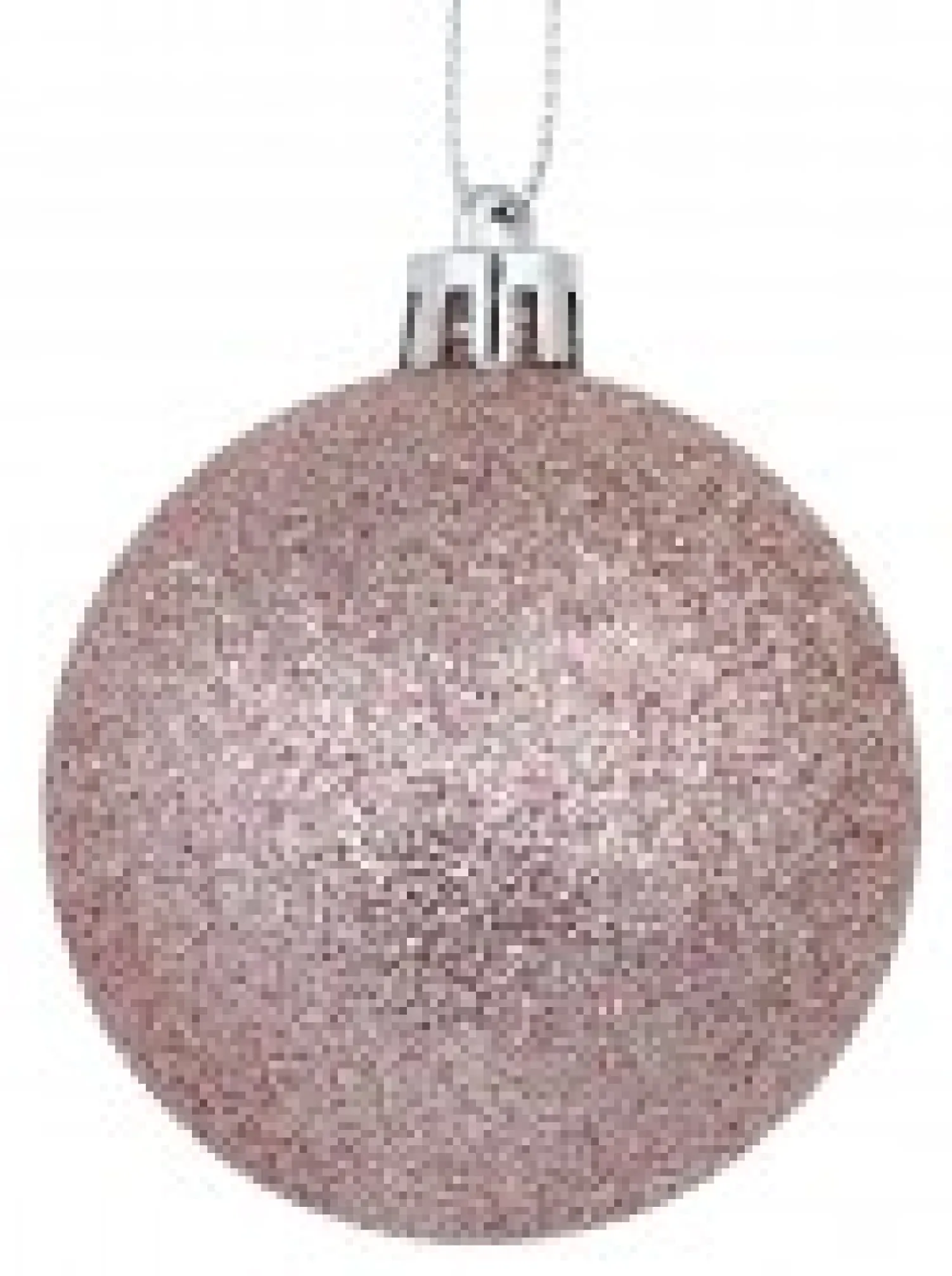 Christmas Warehouse Pink Glittered, Matte & Metallic Christmas Bauble Decorations - 12 X 60Mm> Bauble Packs