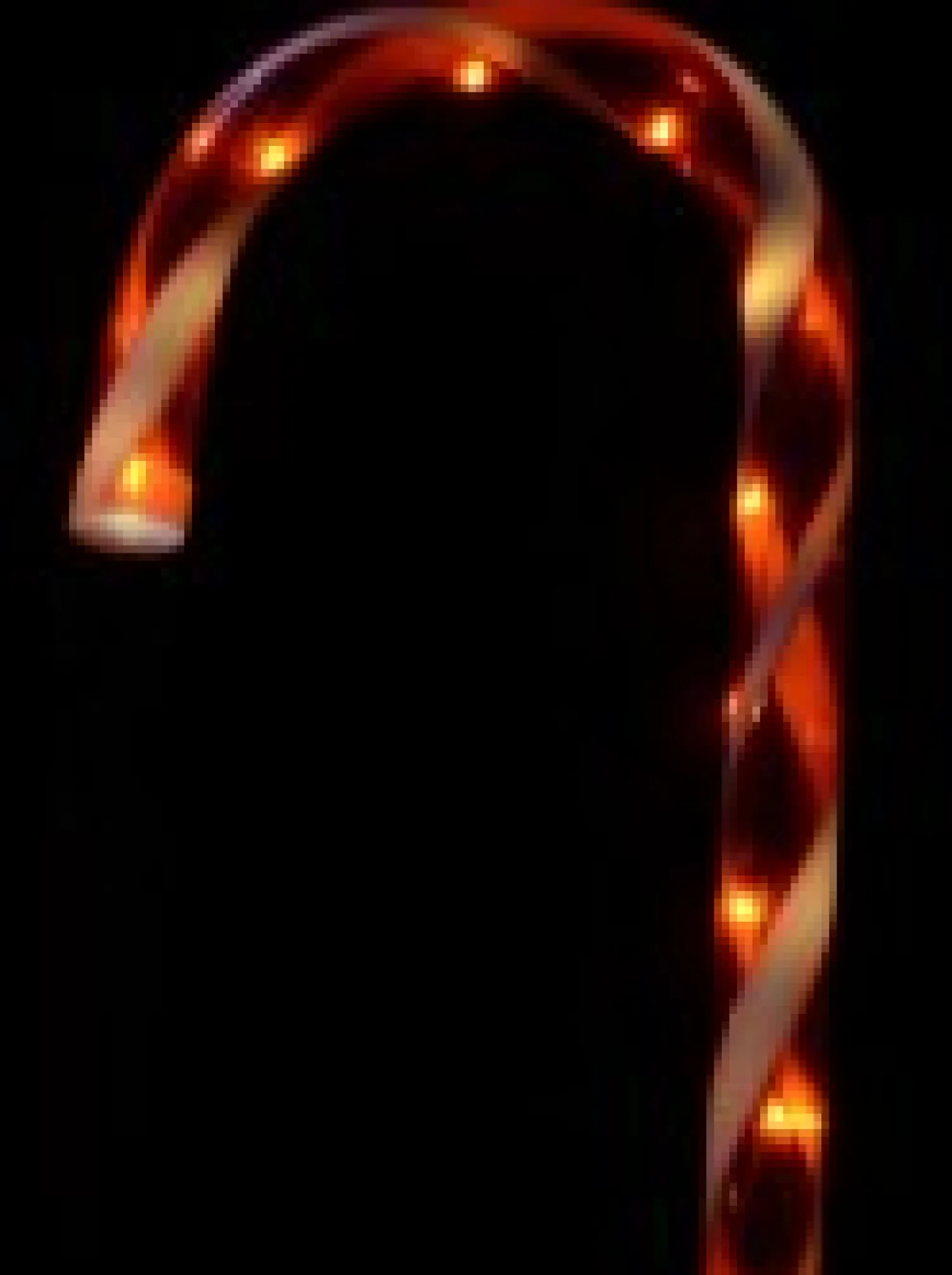 Christmas Warehouse Red & White Candy Cane Garden Christmas Path Light Set - 4 X 80Cm> Path Lights
