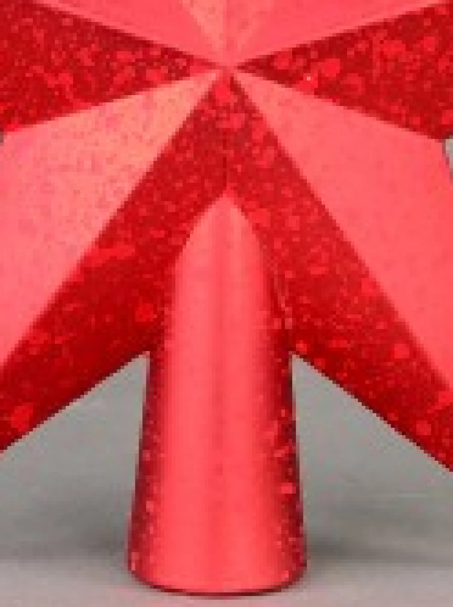 Christmas Warehouse Red 3D Star With Splatter Pattern Christmas Tree Top Decoration - 20Cm> Tree Top Decorations