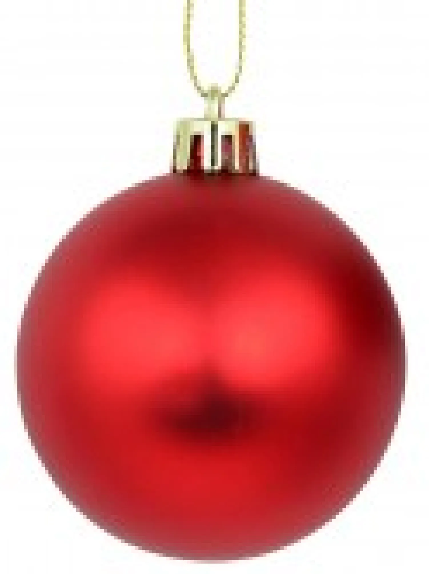 Christmas Warehouse Red Glittered, Matte & Metallic Christmas Bauble Decorations - 12 X 60Mm> Bauble Packs