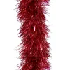 Christmas Warehouse Red Metallic 8Ply Classic Christmas Tinsel Garland - 15Cm X 5M> Tinsel