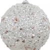 Christmas Warehouse Rose Gold & Silver Sequins Bauble Christmas Tree Hanging Decoration - 10Cm> Hanging Decorations - Individual