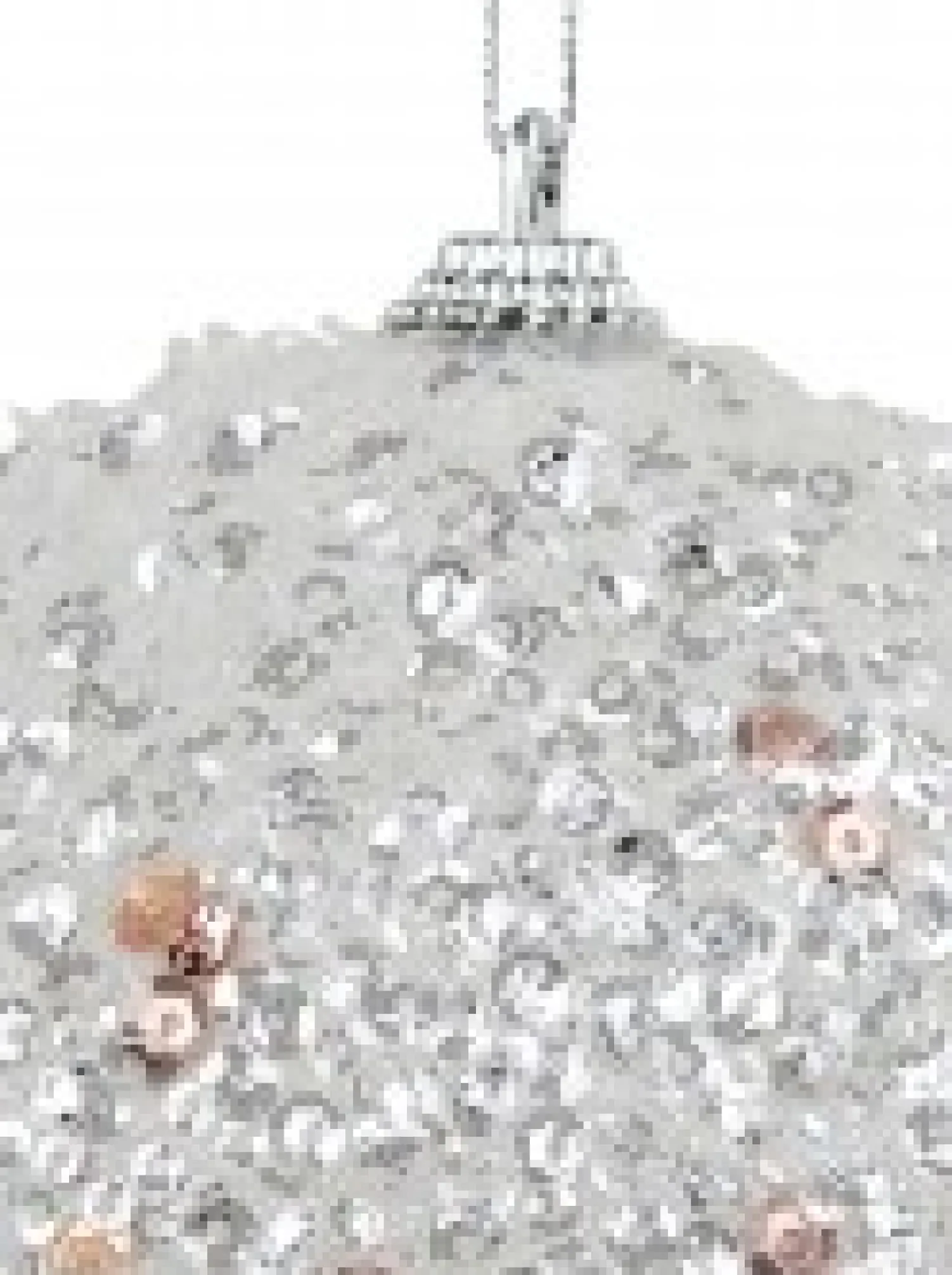 Christmas Warehouse Rose Gold & Silver Sequins Bauble Christmas Tree Hanging Decoration - 10Cm> Hanging Decorations - Individual