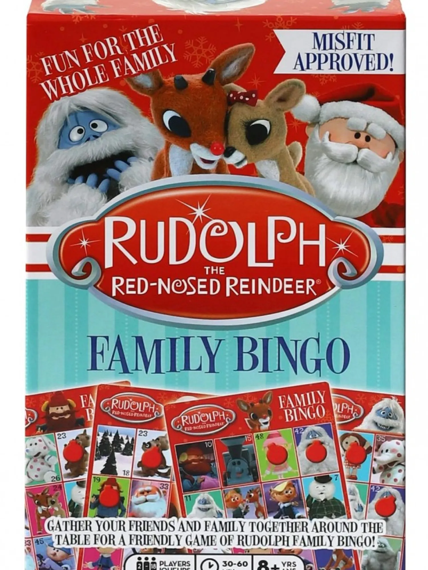 Christmas Warehouse Rudolph The Red Nosed Reindeer Family Bingo Christmas Game - 2 To 18 Players> Christmas Games & Puzzles