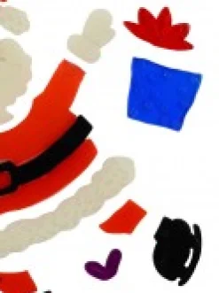 Christmas Warehouse Skating Santa & Presents Gel Christmas Window Cling Decoration - 23Cm><noscript><img width=