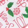Christmas Warehouse Snowflakes, Font & Mistletoes On Mesh Look Fabric Christmas Ribbon - 3M> Christmas Ribbon