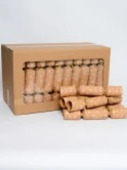 Christmas Warehouse White Heavy Snowfall On Caramel Christmas Cracker Bon Bons - 50 X 30Cm> Christmas Cracker Bon Bon Catering Packs (50 Per Pack)