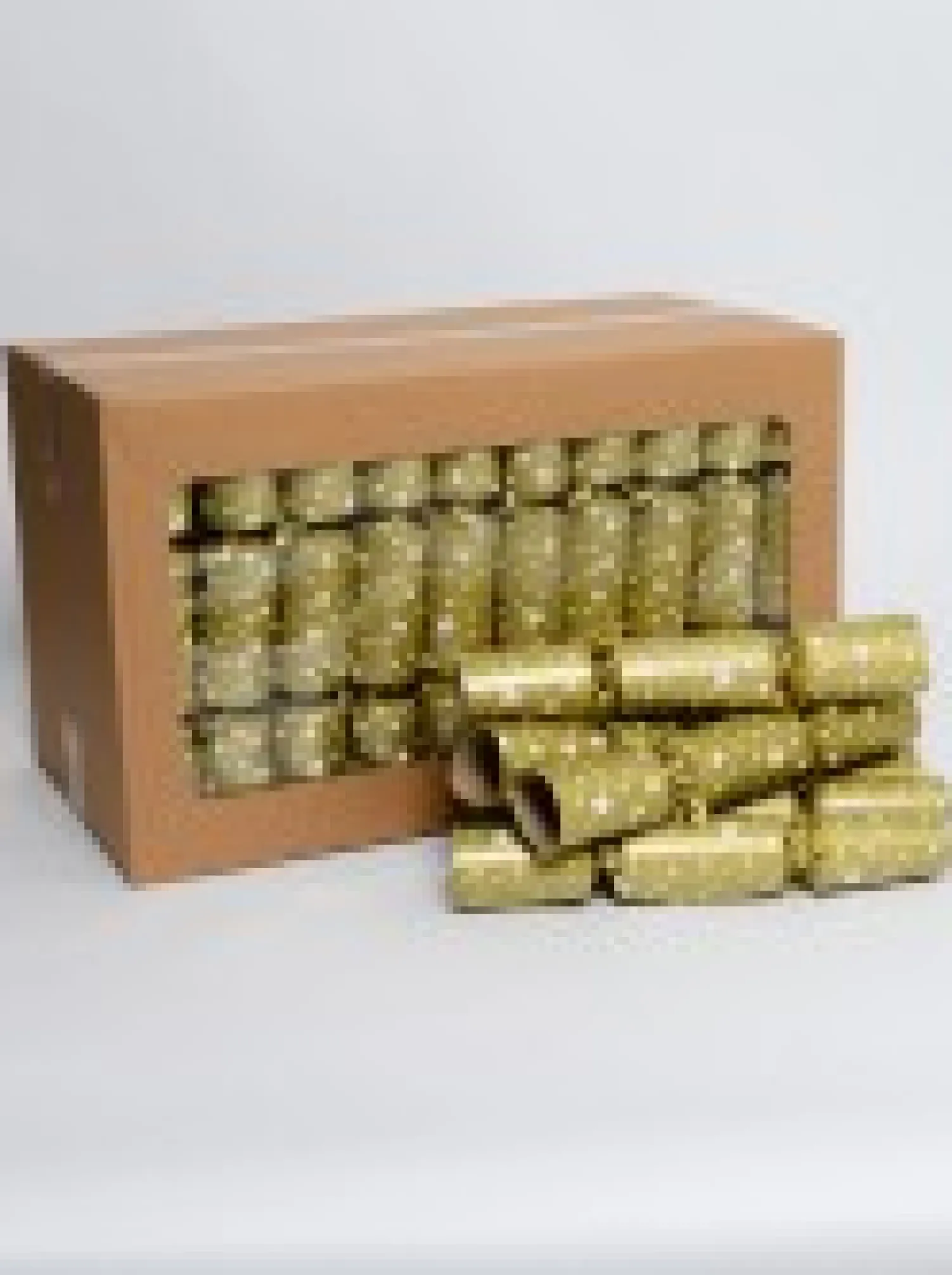 Christmas Warehouse White Stars Pattern Design On Gold Christmas Cracker Bon Bons - 50 X 30Cm> Christmas Cracker Bon Bon Catering Packs (50 Per Pack)