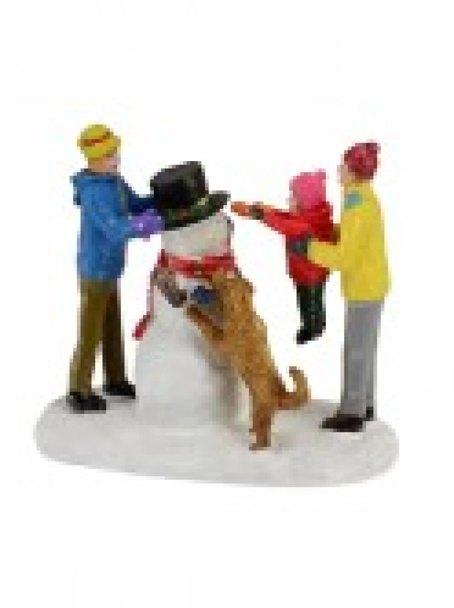 Christmas Warehouse Winter Christmas Fun On Ice & Snow Christmas Village Figurines - 8 Piece Set> Christmas Village Figurines